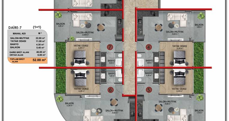 New off-plan project in Kestel
